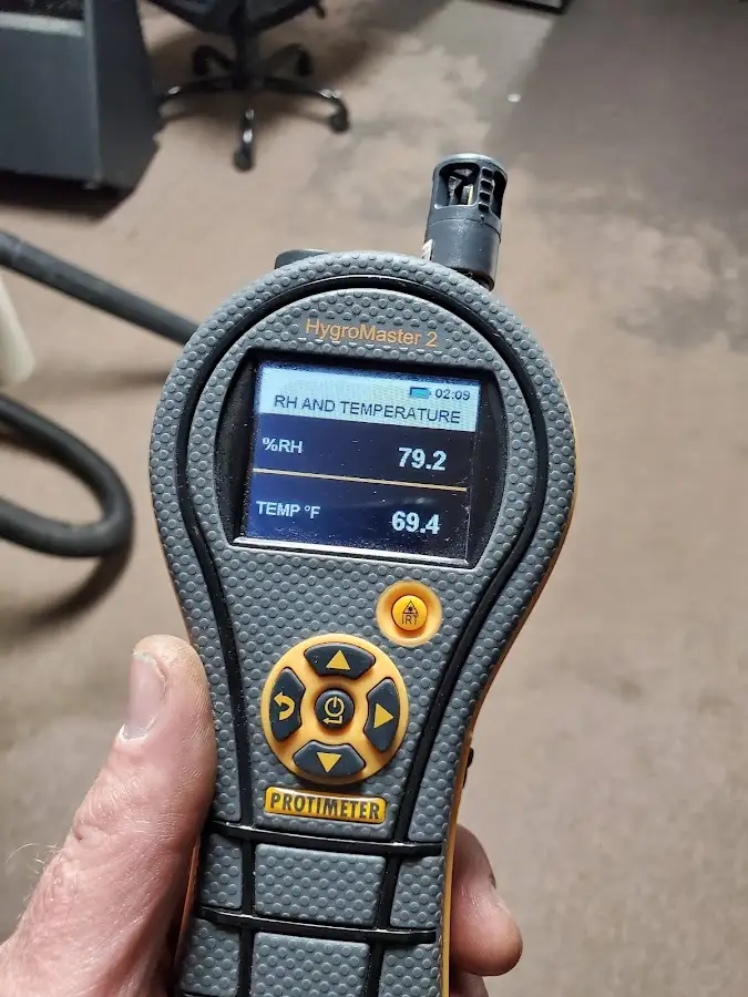 Moisture meter humidity assessment for Fire & Smoke Damage Restoration in Bonham